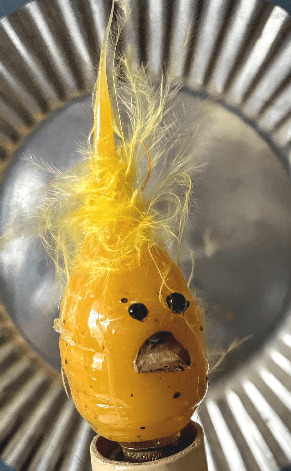Spring Easter Whimsical Hand-dipped Easter Chester Chick Bulb Silicone Bulb - The Primitive Pineapple Collection