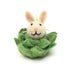 Primitive/Country Spring Felt Easter Bunny in Cabbage Ornament - The Primitive Pineapple Collection