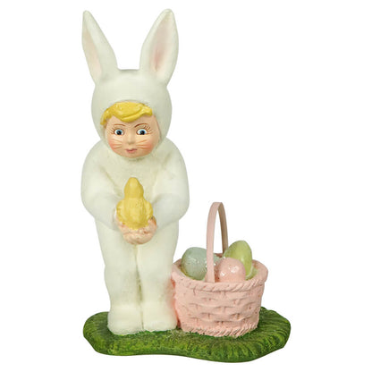 Bethany Lowe Spring Surprise Easter Girl w/Eggs TD0009 - The Primitive Pineapple Collection