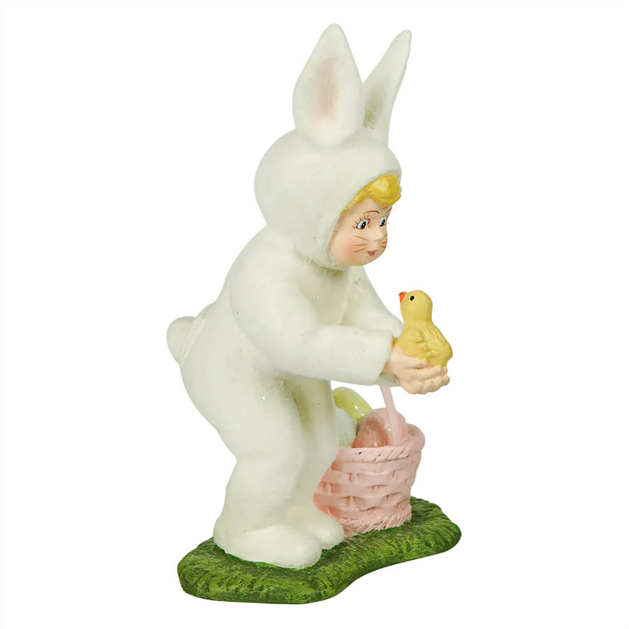 Bethany Lowe Spring Surprise Easter Girl w/Eggs TD0009 - The Primitive Pineapple Collection