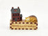 Primitive Farmhouse Always Kiss Me Goodnight Cat Saltbox House Block - The Primitive Pineapple Collection