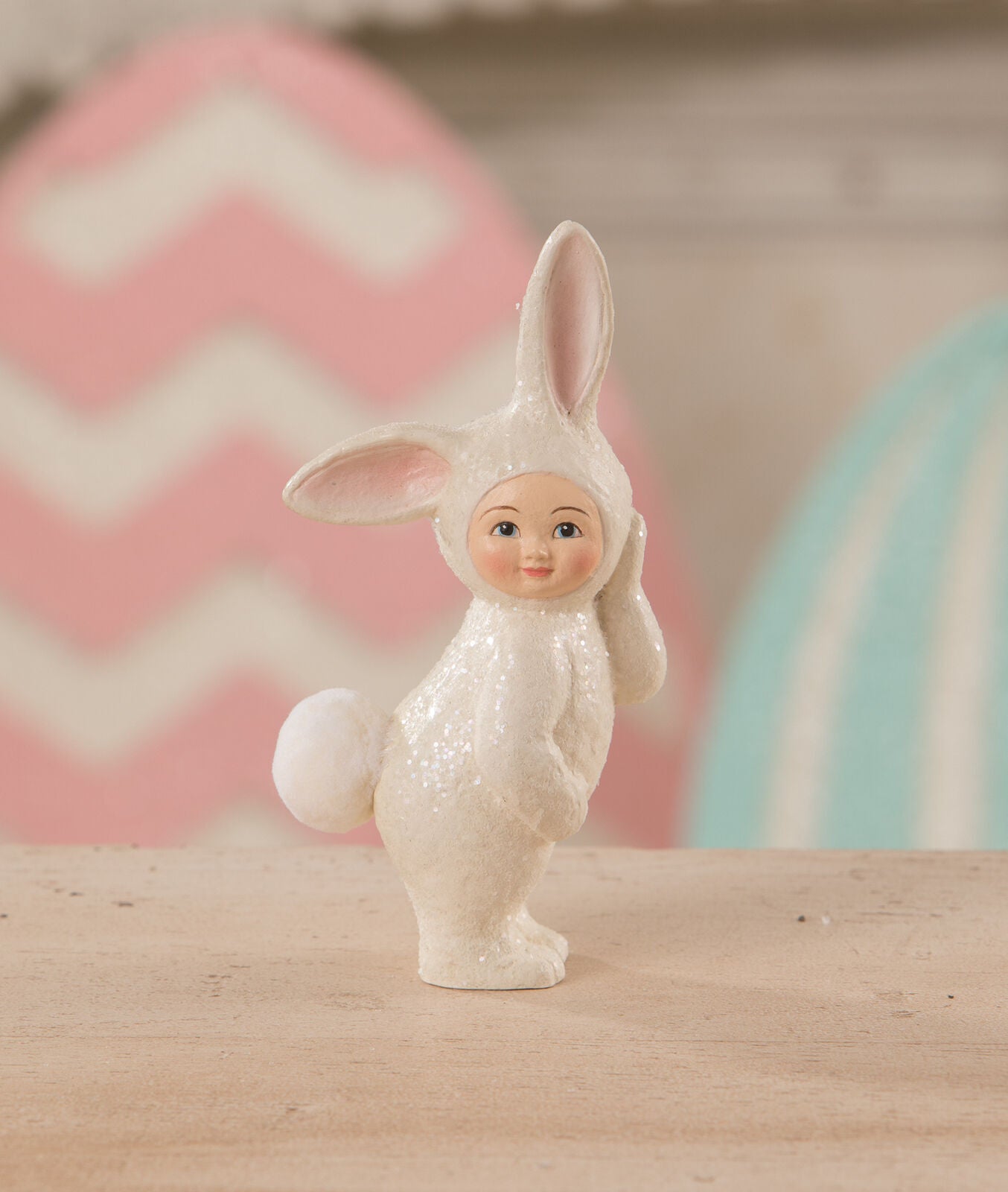 Bethany Lowe Easter Spring Posing Sparkle Bunny TD1129