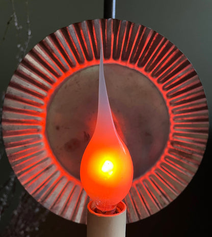 Primitive/Farmhouse 3 watt Silicone Flicker Light Bulb Candelabra base - The Primitive Pineapple Collection