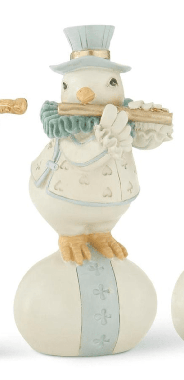 Farmhouse Country Spring 7&quot; Pastel Bunny Chick on Easter Egg Figurine 3 styles - The Primitive Pineapple Collection