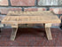 Primitive Farmhouse Wood Milking Bench 14" Reproduction - The Primitive Pineapple Collection