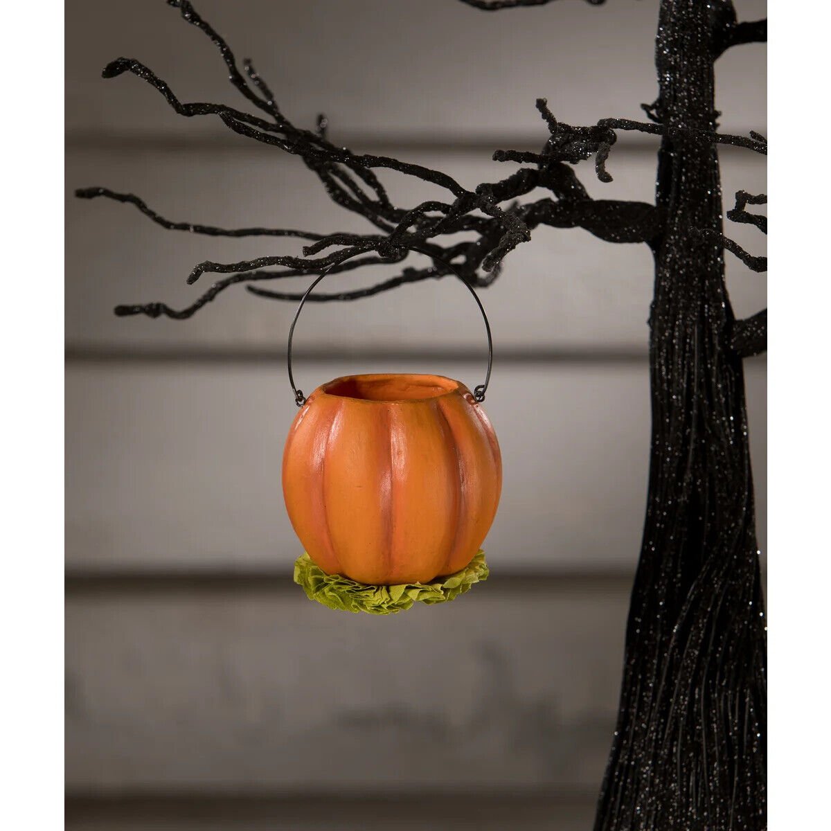 Bethany Lowe Halloween New 2023 Mini Pumpkin Bucket Ornament TJ2317 - The Primitive Pineapple Collection