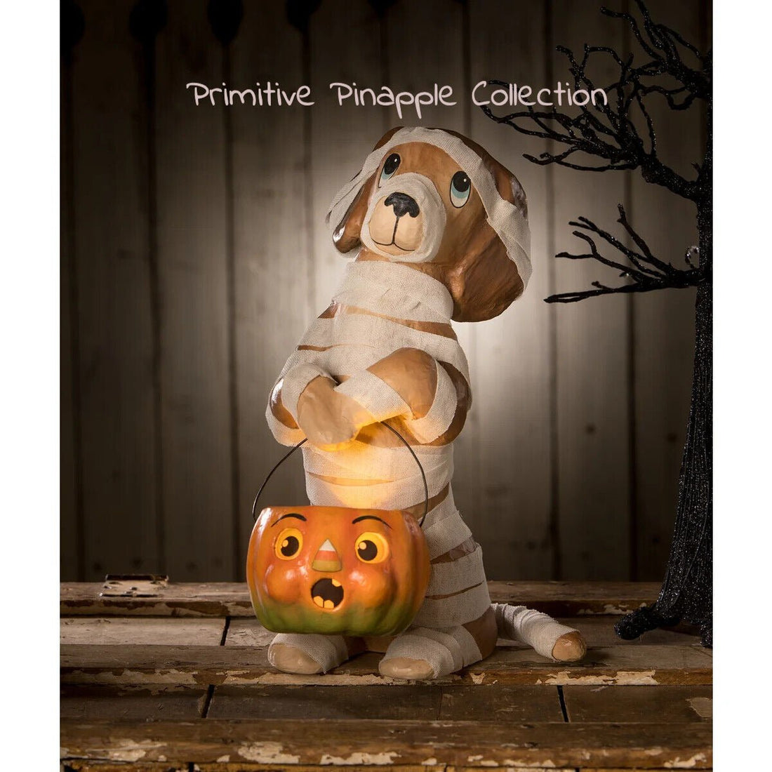 Bethany Lowe Halloween New 2023 Mummy Puppy TJ2320 - The Primitive Pineapple Collection