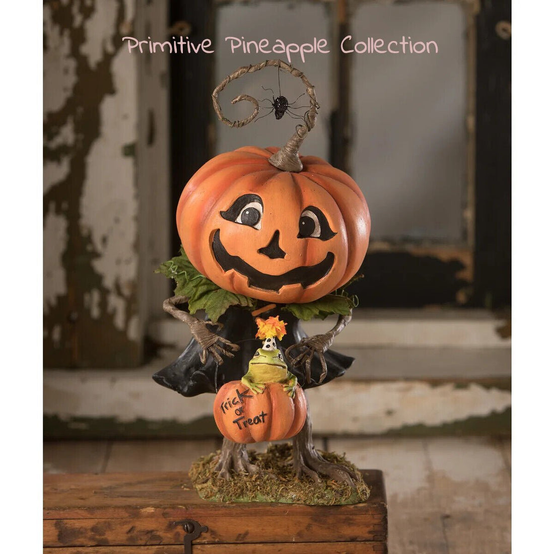 Bethany Lowe Halloween Treats Pumpkin Girl TD0064 - The Primitive Pineapple Collection