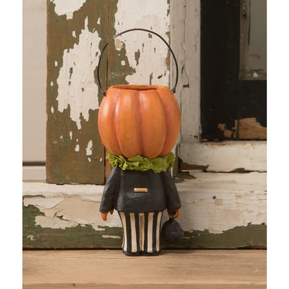 Bethany Lowe Halloween2023 Pumpkinny Bucket Head TJ1296 - The Primitive Pineapple Collection