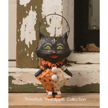 Bethany Lowe Halloween2023 Kitty Bucket Head TJ12965 - The Primitive Pineapple Collection