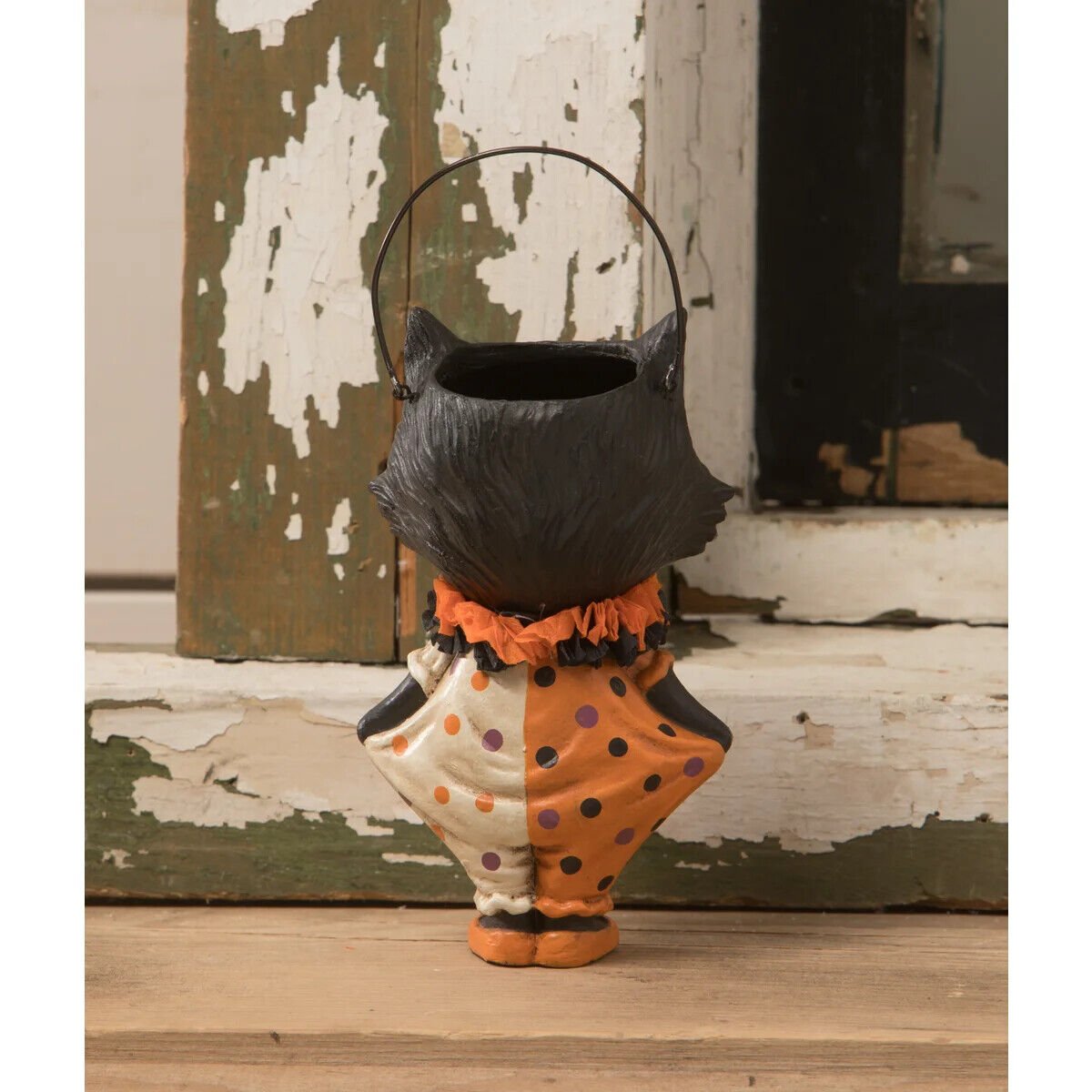 Bethany Lowe Halloween2023 Kitty Bucket Head TJ12965 - The Primitive Pineapple Collection