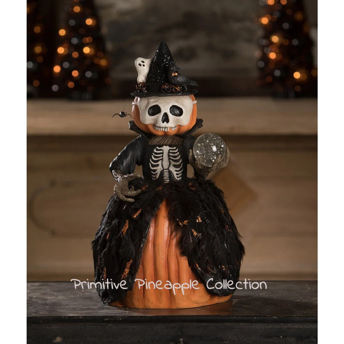 Bethany Lowe Halloween QueenOf Halloween Witch 13&quot; TD1208 - The Primitive Pineapple Collection