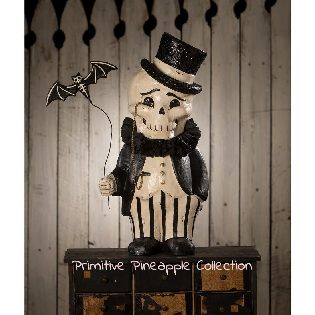 Bethany Lowe Halloween Dapper Desmond Skelly Large TD2218 - The Primitive Pineapple Collection