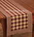 Primitive York Wine Plaid 36" Table Runner - The Primitive Pineapple Collection