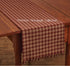 Primitive Sturbridge Wine w/ Fringed End 54" Table Runner - The Primitive Pineapple Collection
