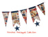 Bethany Lowe Patriotic Folk Art Americana Garland 60" - The Primitive Pineapple Collection