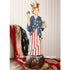Bethany Lowe New Patriotic Large Lady Liberty Figurine TD5019 25" - The Primitive Pineapple Collection