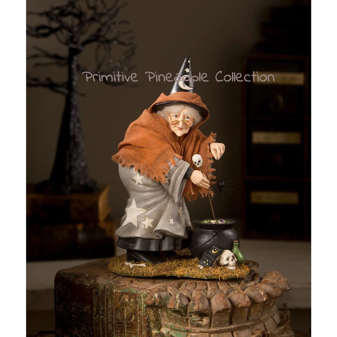 Bethany Lowe Halloween New 2023 Star Luna Witch TD2217 Sold Out for 2023 - The Primitive Pineapple Collection