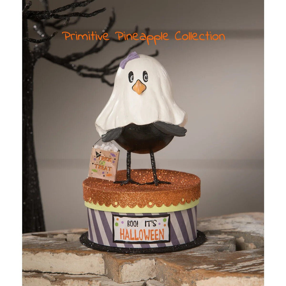 Bethany Lowe Halloween New 2023 Boo Gillie on Box TL1380 - The Primitive Pineapple Collection
