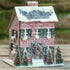 Primitive/Colonial Reproduction 8" Light up Putz Red Snowy House - The Primitive Pineapple Collection