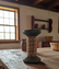 Curated visual reference: Visual Reference: Vintage Repurposed Wood Spool With Homespun Fabric