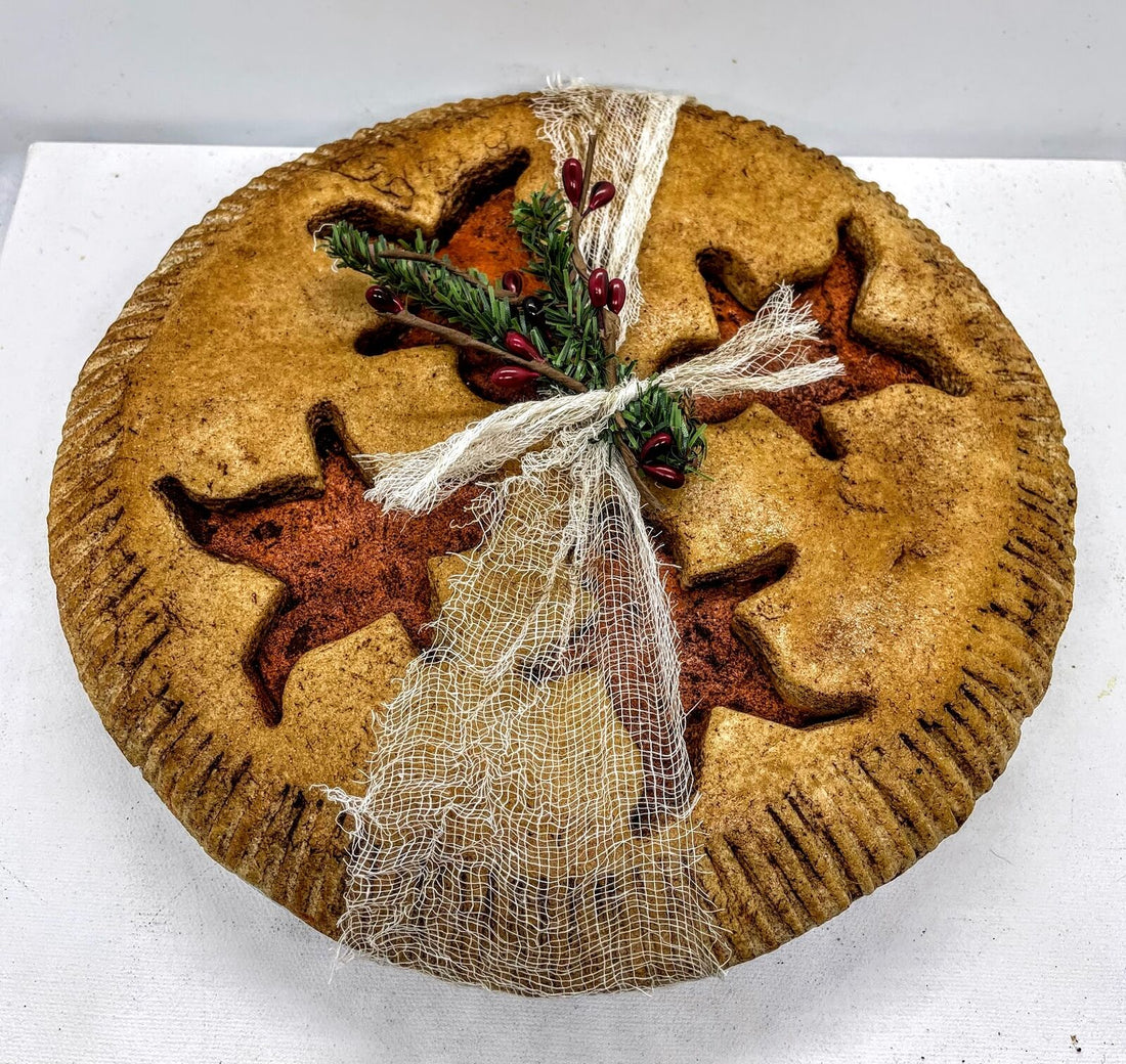 Primitive Colonial Christmas 10” Cherry Pie Gingerbread Cut out Choice of Scent - The Primitive Pineapple Collection