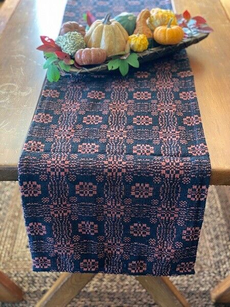 Primitive Farmhouse Gettysburg Pumpkin and Black 34" Table Square Halloween - The Primitive Pineapple Collection