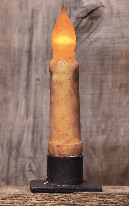 Primitive/Country Simple Metal Taper Candle Holder - The Primitive Pineapple Collection