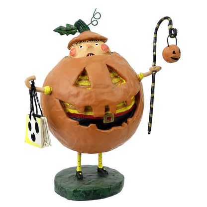 ESC and Company Halloween Jack Squash Pumpkin Boy By Lori Mitchell 10756 - The Primitive Pineapple Collection