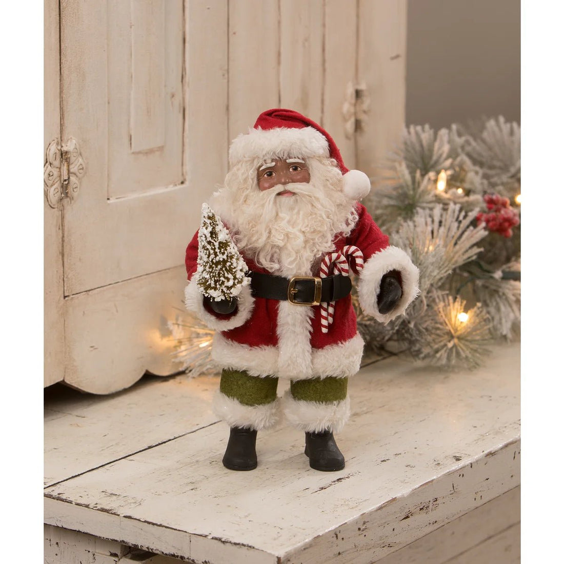 Bethany Lowe Christmas Vintage Poseable Kris Kringle TD1184 - The Primitive Pineapple Collection