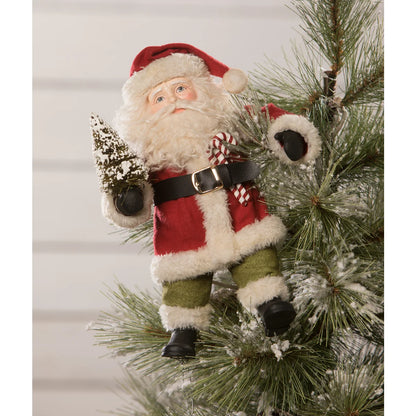 Bethany Lowe Christmas Vintage Poseable Santa TD0043