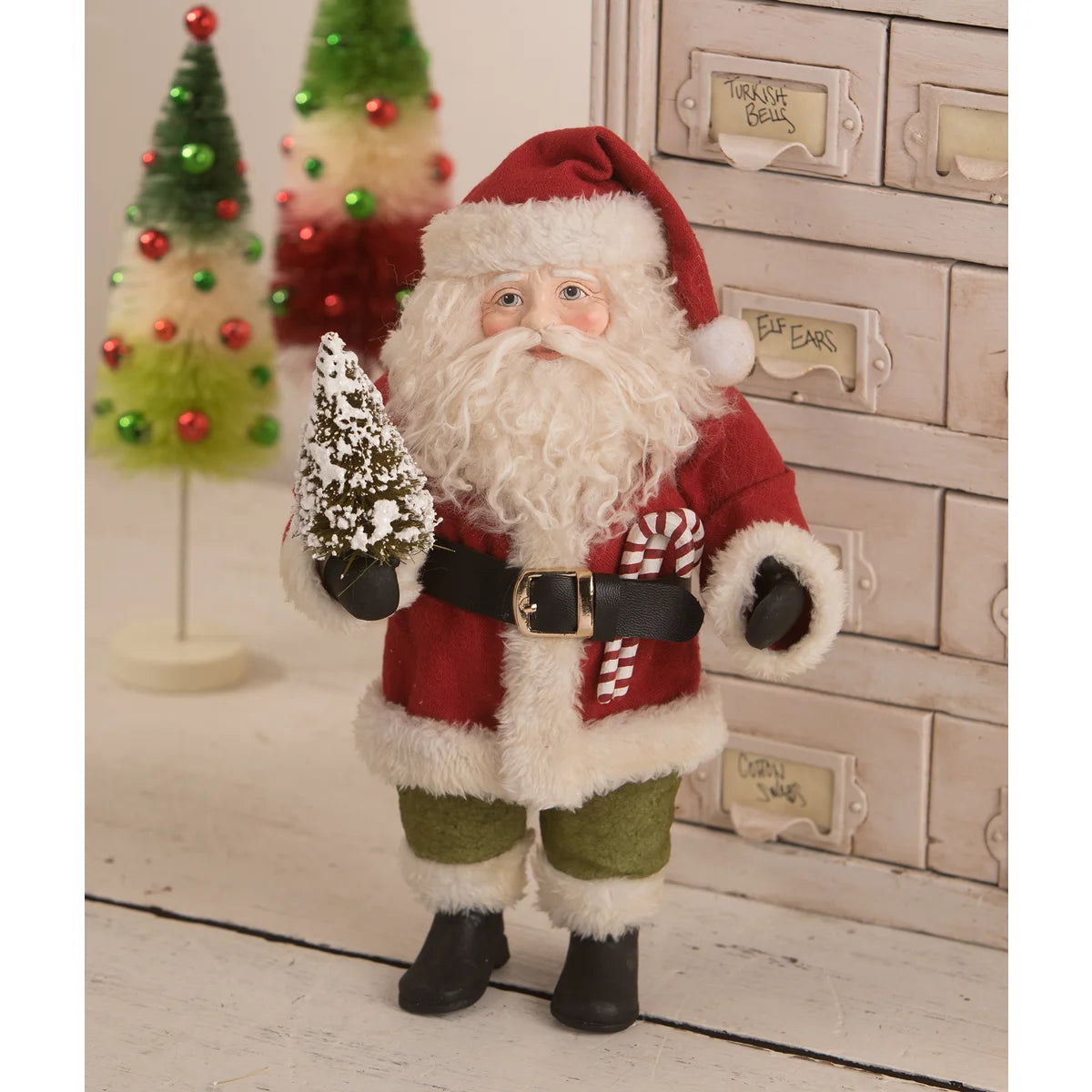 Bethany Lowe Christmas Vintage Poseable Santa TD0043