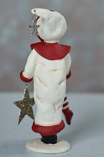 ESC and Company Christmas Dee Harvey Star Stocking Santa Figurine - The Primitive Pineapple Collection