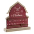 Farmhouse Christmas Barn Advent Countdown Calendar 12.25"L X 13.25"H - The Primitive Pineapple Collection