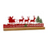 Farmhouse Christmas Santa Sleigh Mantel Countdown 23.5"L X 7.25" - The Primitive Pineapple Collection