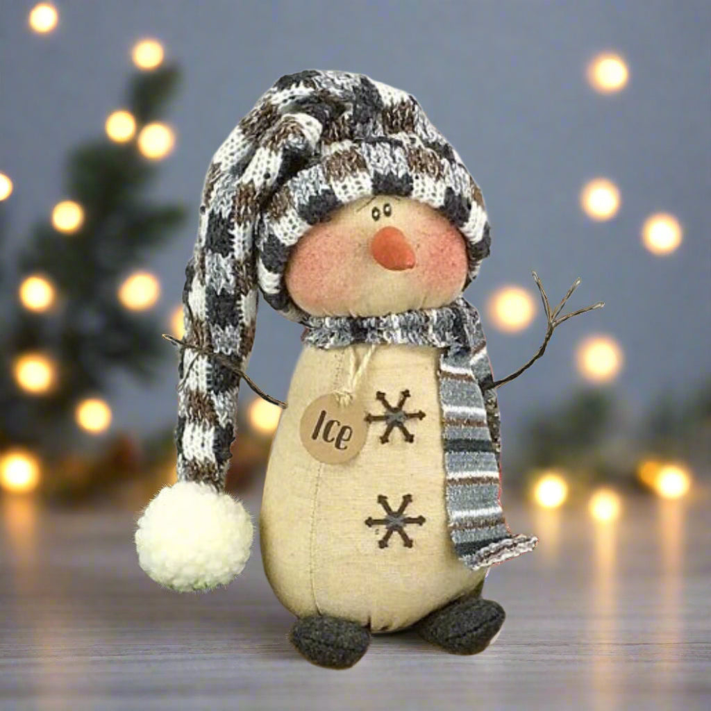 Honey and Me Christmas Ice the Snowy Snowman C2142 - The Primitive Pineapple Collection