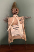 Primitive Fall Halloween Handcrafted Dried Apple Head Tavern Cupboard Jack O Lantern 12" - The Primitive Pineapple Collection