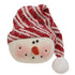Primitive Christmas Frosty Snowman Head w/ Stocking Cap 6.75" - The Primitive Pineapple Collection