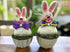 Primitive/Country Handmade Bunny Cakes Rabbit in Jello tin Mold Spring/Easter Sm - The Primitive Pineapple Collection