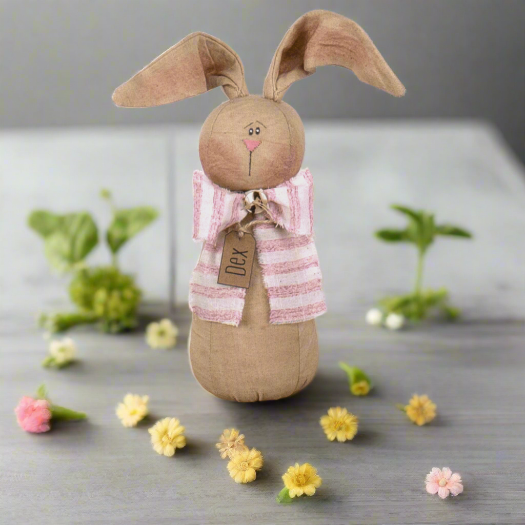 Primitive Honey and Me Dex the Bunny 8&quot; - The Primitive Pineapple Collection