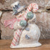 Primitive Christmas Ragon House 14” Retro Look Candy Cane Snowman - The Primitive Pineapple Collection
