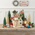 Primitive Christmas Ragon House 10” Retro Look Candy Cane Snowman - The Primitive Pineapple Collection