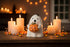 Bethany Lowe Ghost Gilbert with Pumpkin Halloween Figure TL0245 - The Primitive Pineapple Collection