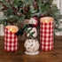 Christmas Ragon House 7.25" Snowman w Primitive Pencil Christmas Tree - The Primitive Pineapple Collection