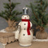 Ragon House 14” Vintage Looking Snowman Figurine w/ Bucket Snowballs Tinsel - The Primitive Pineapple Collection