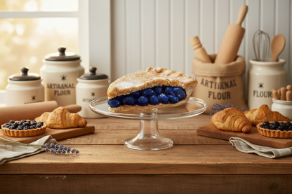 Primitive Farmhouse Handcrafted Faux Blueberry Pie Slice - The Primitive Pineapple Collection