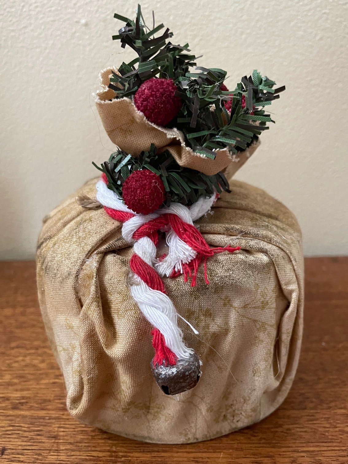 Primitive Colonial Handcrafted Fabric Holiday Bundle Christmas Gift Box Display - The Primitive Pineapple Collection