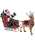 Kurt Adler Christmas Kurt Adler 10-Inch Santa in Sleigh with Deer - The Primitive Pineapple Collection