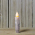 Primitive/Country 4" Battery Operated Gray Taper Candle W/Timer - The Primitive Pineapple Collection