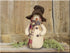Honey and Me Christmas 12" Ellis Winter Snowman C170259 - The Primitive Pineapple Collection